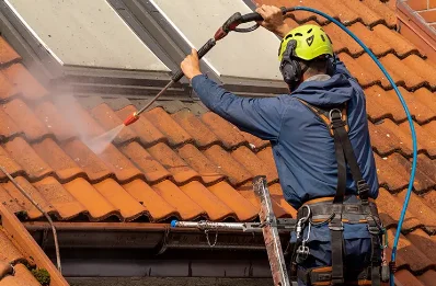 Démoussage et hydrofuge de toiture à Teloché